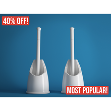 Load image into Gallery viewer, 2 Spray Away Toilet Brushes w/ 2 Caddy&#39;s
